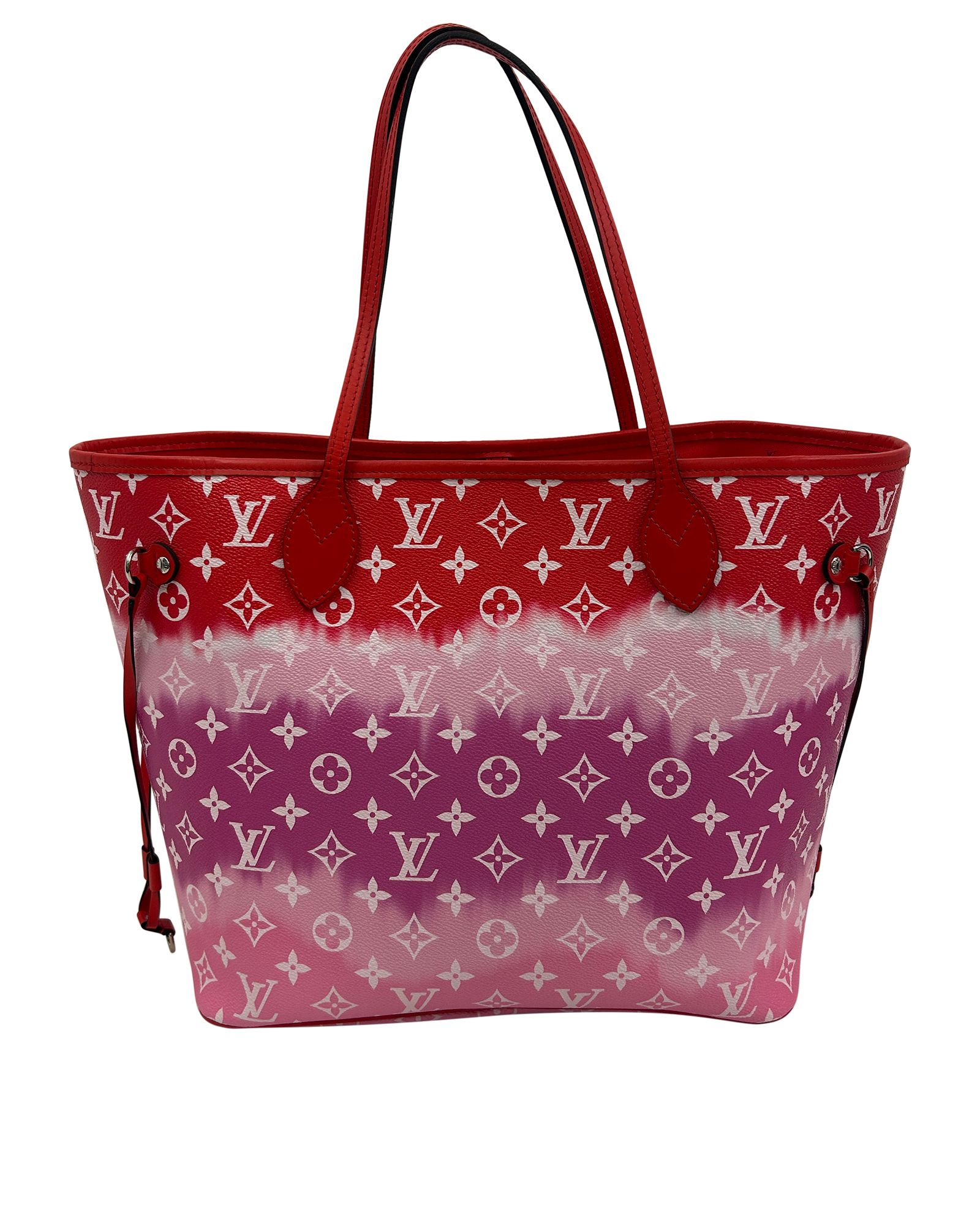 Neverfull Rouge Escala, 1.890&euro;, Bolso, Rojo/Rosa, Canvas - General, Vista trasera